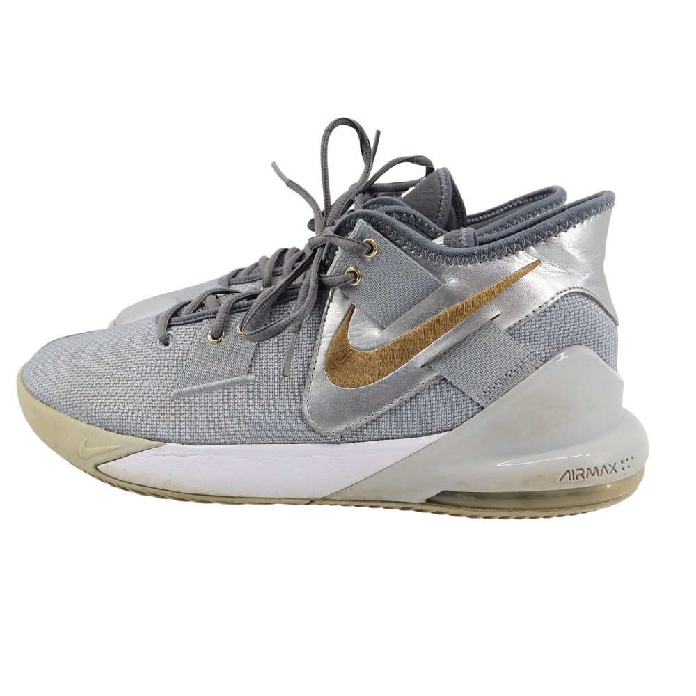 Nike Air Max Impact CQ9382-007 Basketball Shoes Grey Mid Top Mens 12